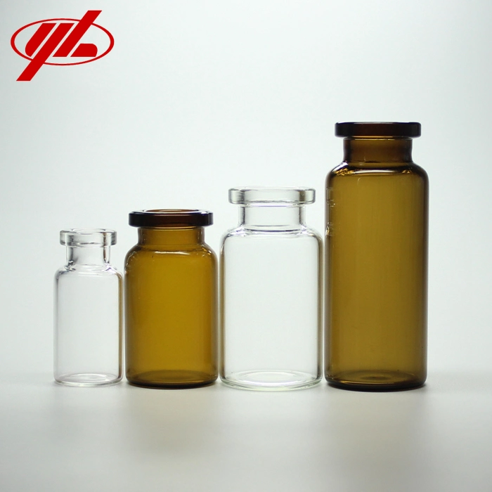 Medical or Cosmetic Clear and Amber Tubular or Moulded Glass Bottles