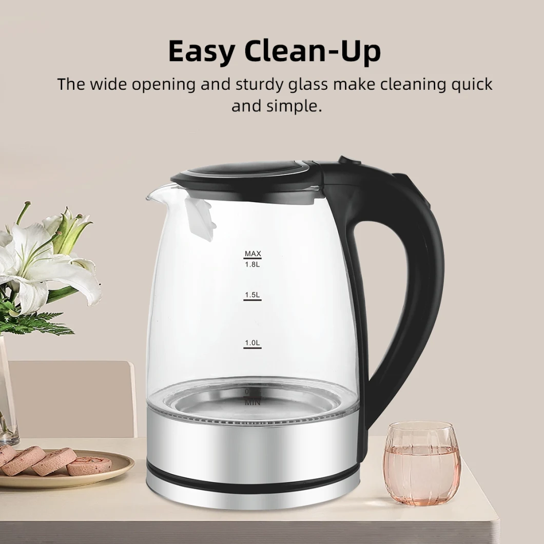 Glass Kettle Electric Chaleira Eltrica 110V Cordless Household Hotel Boil-Dry Protection Electric Jug