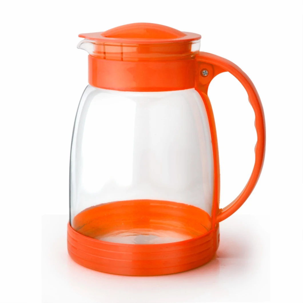 Glass Jug with Decoration DOT Printing for Water or Juice