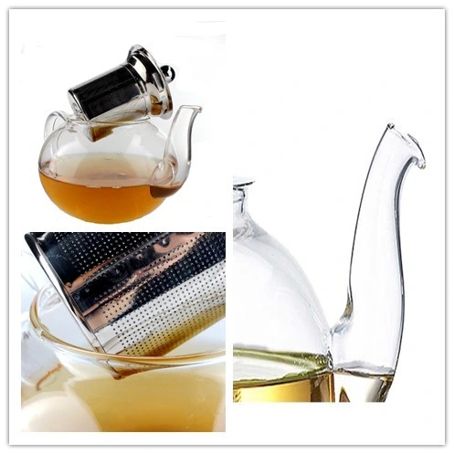 400ml 600ml 800ml 1000ml 1200ml Classic Pyrex High Borosilicate Glass Home Use Tea Pot Kettle, Teapot with Glass Lid and Filter