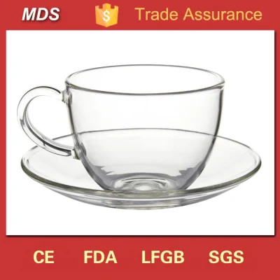Чайные чашки и блюдца из прозрачного боросиликатного стекла по доступной цене.
