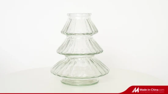 Оптовая продажа, широкое украшение для живота, прозрачная стеклянная ваза для цветов для свадьбы или офиса