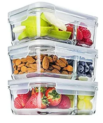 Контейнер для хранения продуктов питания или фруктов из боросиликатного стекла.
